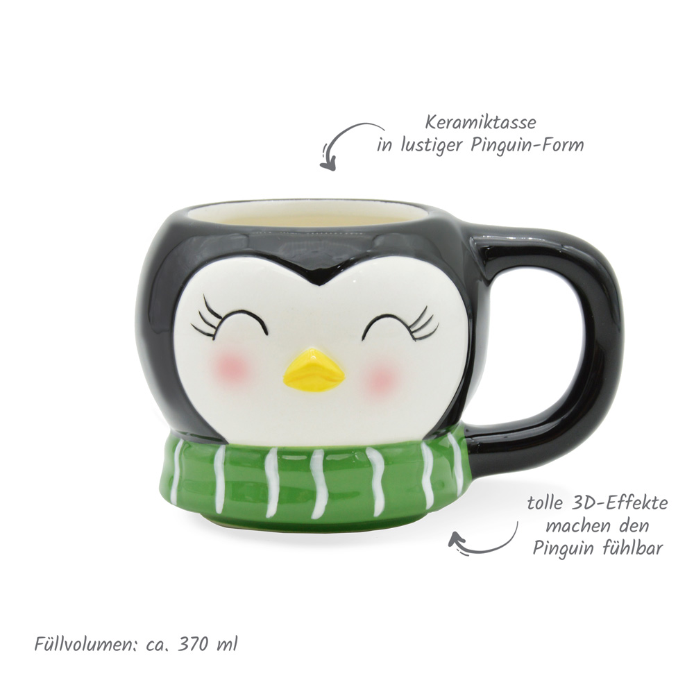 Weitere Ansicht: Trötsch Wintertasse Pinguin groß