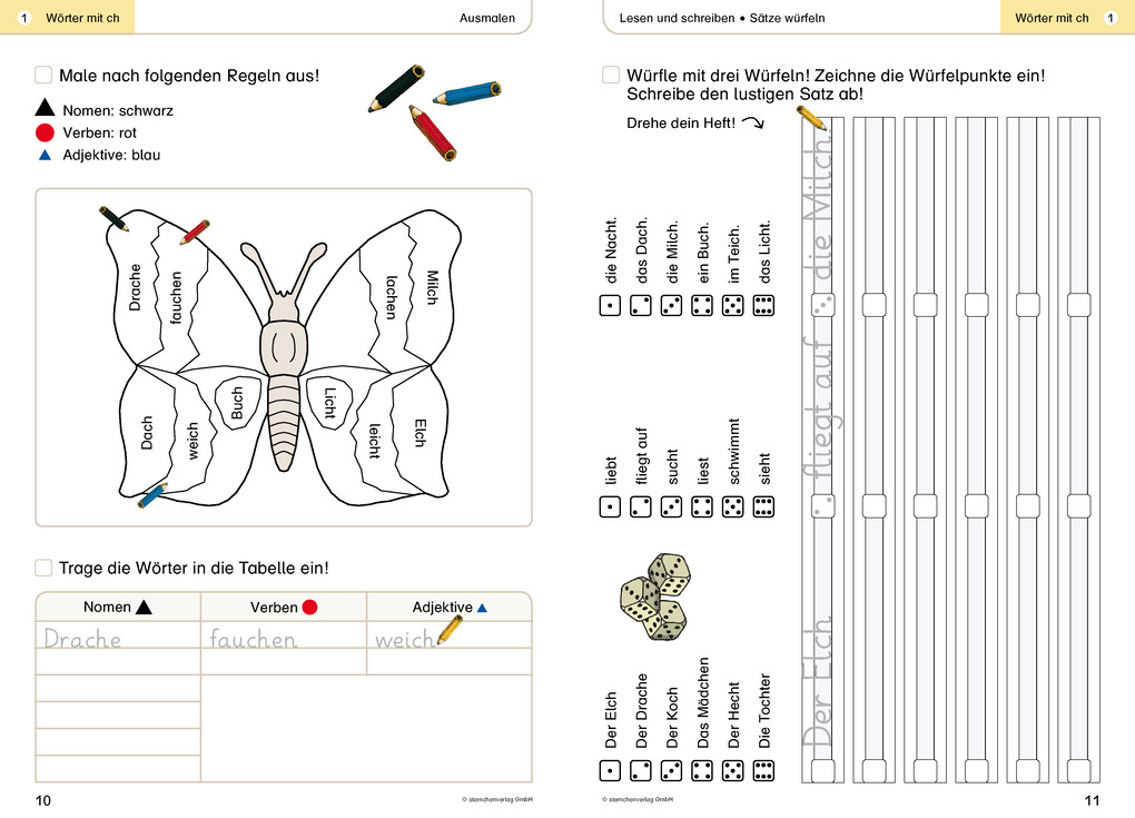 Weitere Ansicht: Mein Lupenschreibheft 3 - Ich kann richtig schreiben - | Katrin Langhans, sternchenverlag GmbH