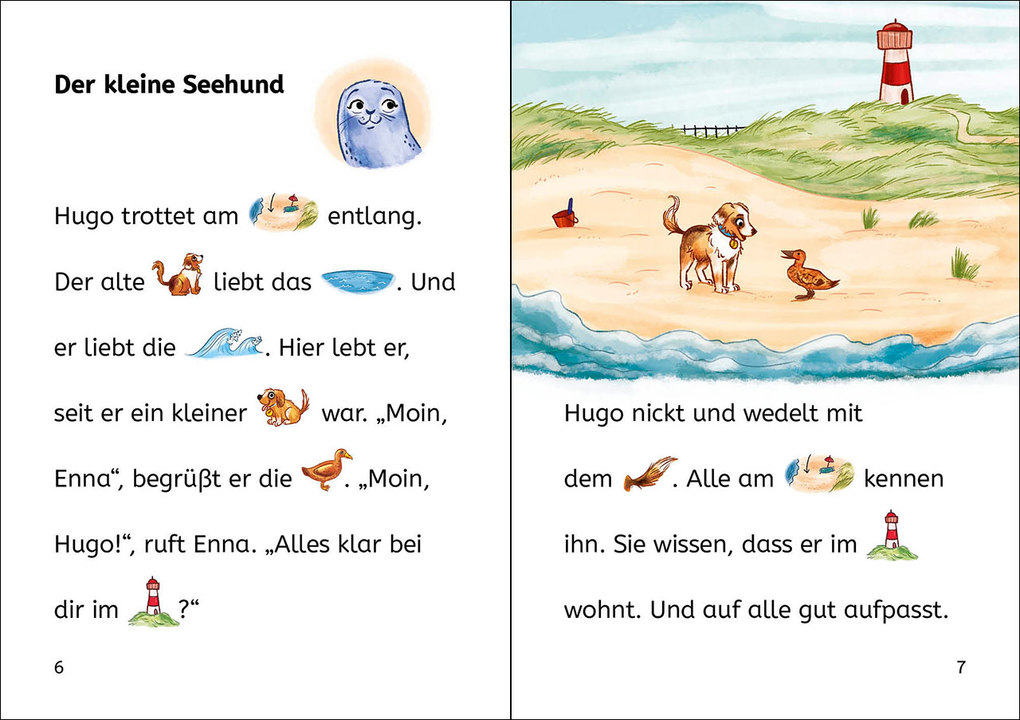 Weitere Ansicht: Bildermaus - Sina Seehund hilft ihrem Freund | Anna Taube