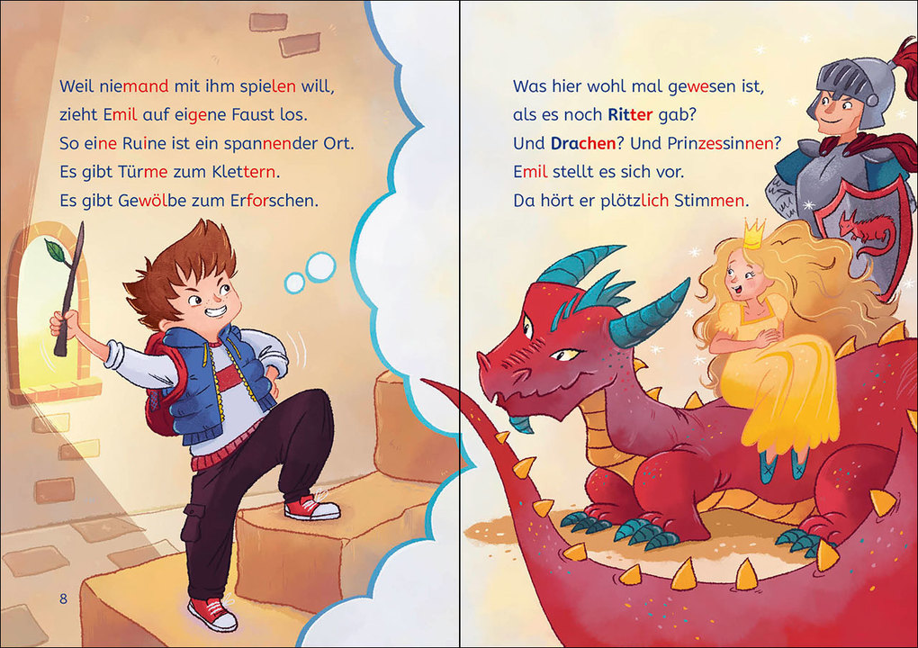 Weitere Ansicht: Leselöwen 2. Klasse - Reise in den Wald der Drachen | Michael Peinkofer