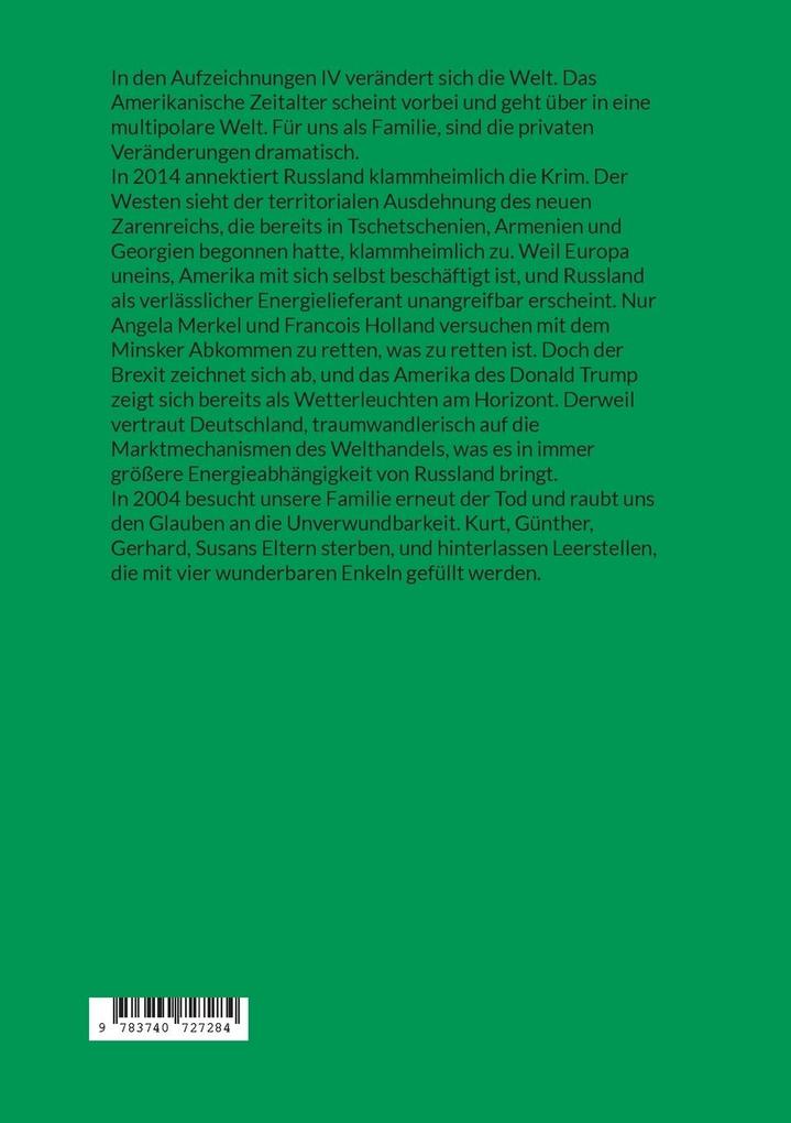 Weitere Ansicht: Aufzeichnungen IV; 2002 - 2014 | Eckhard Polzer