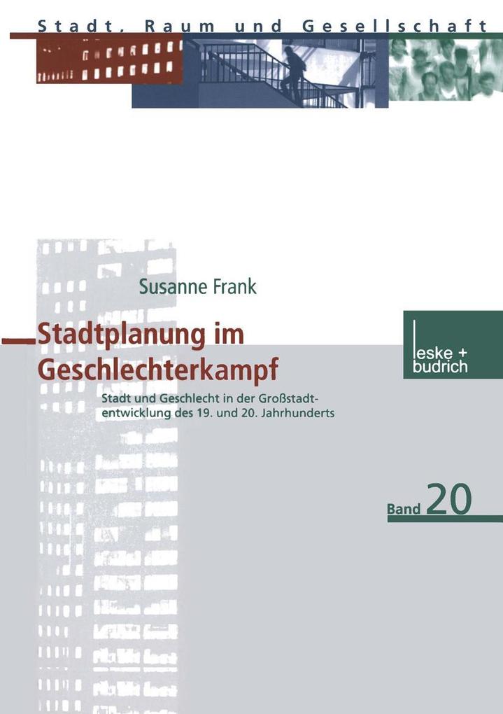 Produktbild: Stadtplanung im Geschlechterkampf | Susanne Frank