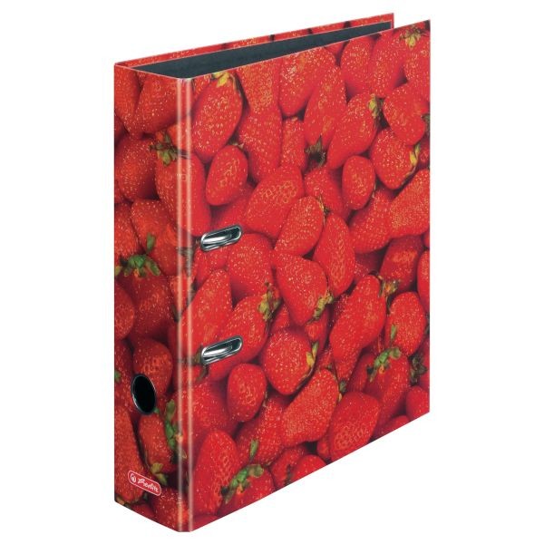 Produktbild: Herlitz Ordner maX.file A4 8 cm, Erdbeeren