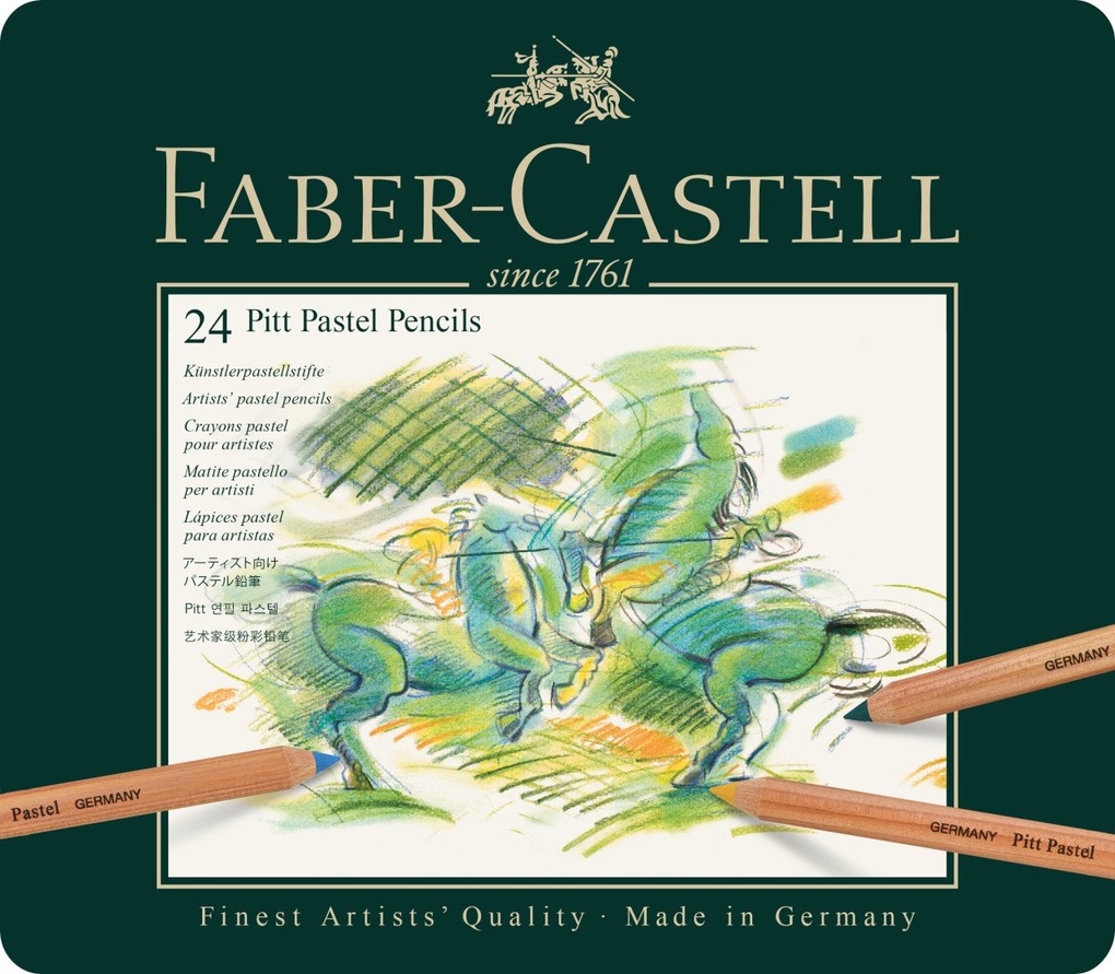 Produktbild: Faber-Castell Farbstifte Pitt Pastel, 24er Metalletui