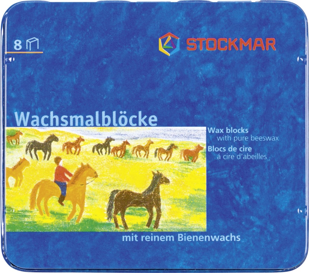 Produktbild: Stockmar Wachsmalblöcke 8er Set