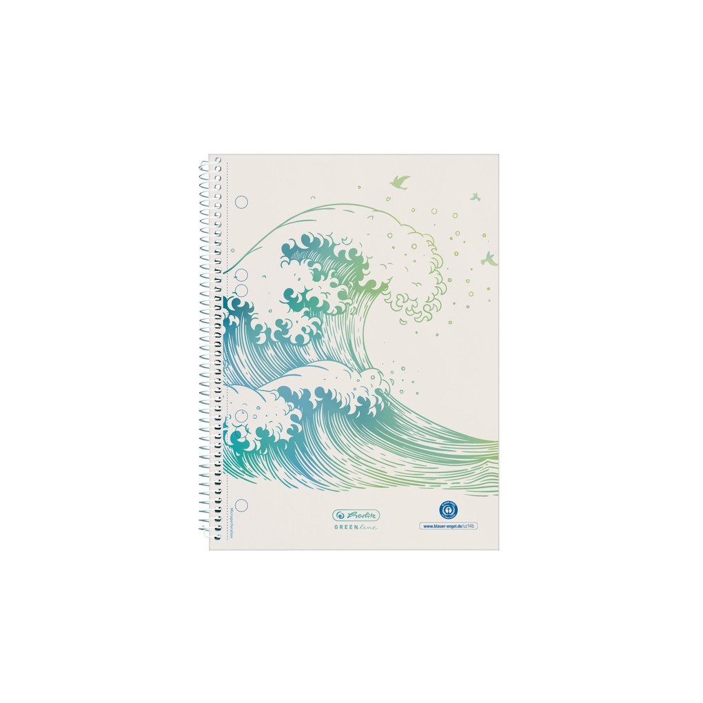 Herlitz Ringbuch A4 Grün, 2 Ringe, 2,7cm, 3,69