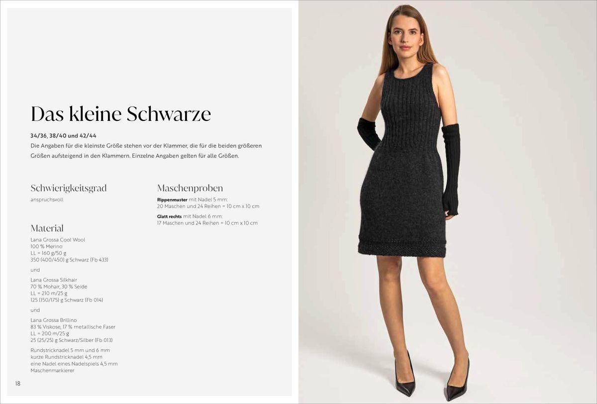 Weitere Ansicht: Ganz in Schwarz - Mode und Accessoires stricken in der edelsten Farbe der Welt | Claudia Laermann