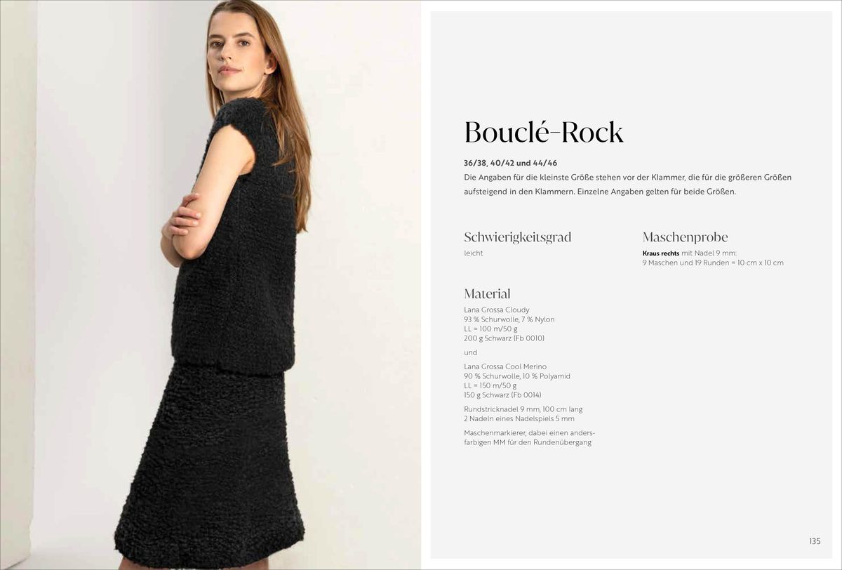 Weitere Ansicht: Ganz in Schwarz - Mode und Accessoires stricken in der edelsten Farbe der Welt | Claudia Laermann