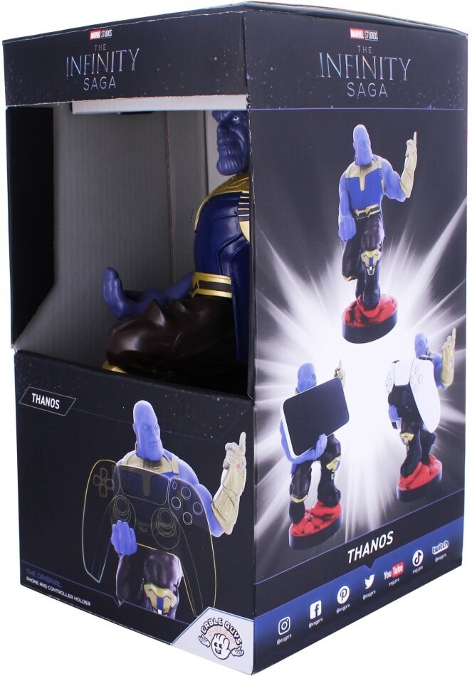 Weitere Ansicht: Cable Guy - Marvel: Thanos, Ständer für Controller, Mobiltelefon und Tablets