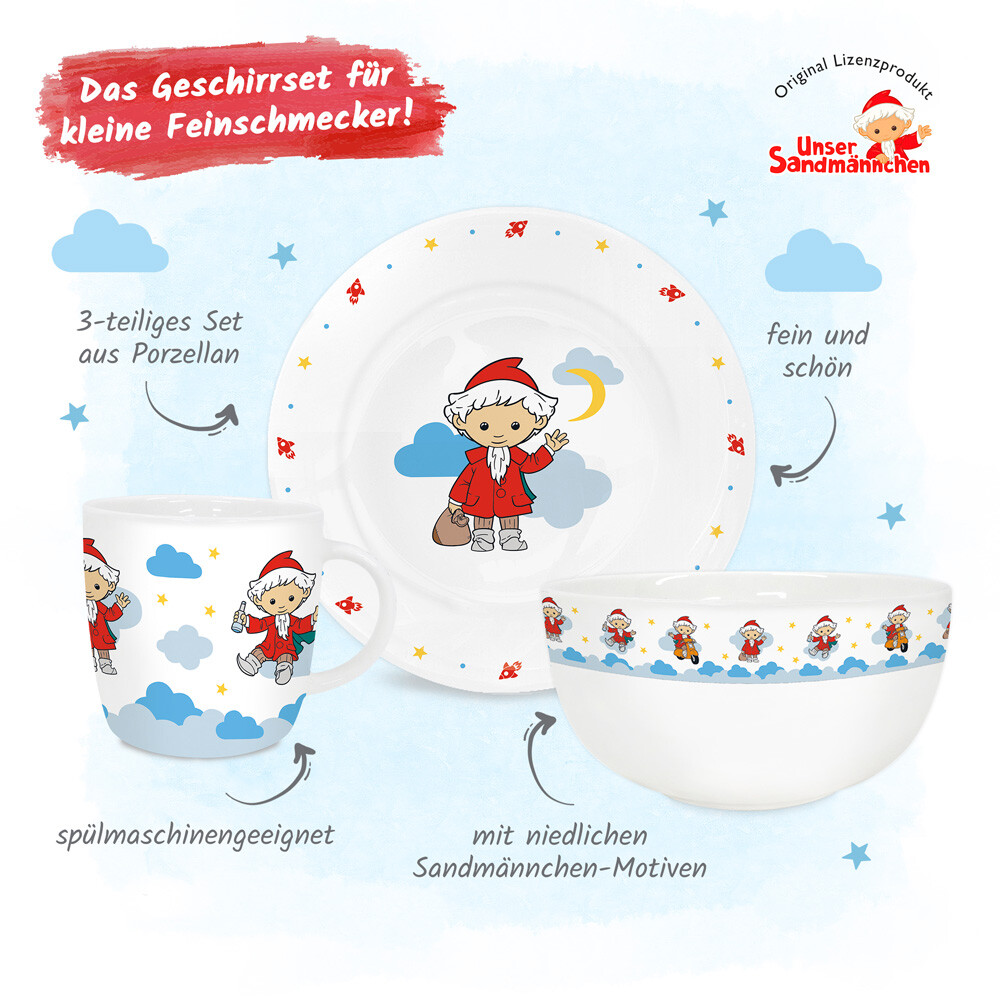 Weitere Ansicht: Trötsch Unser Sandmännchen Geschirrset aus Porzellan