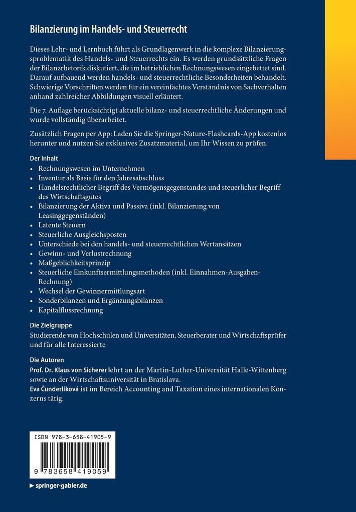 Weitere Ansicht: Bilanzierung im Handels- und Steuerrecht | Klaus von Sicherer, Eva Underlíková