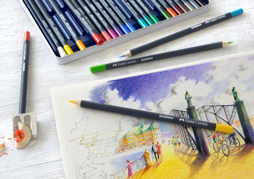Weitere Ansicht: Faber-Castell Farbstifte Goldfaber, 36er Set Metalletui