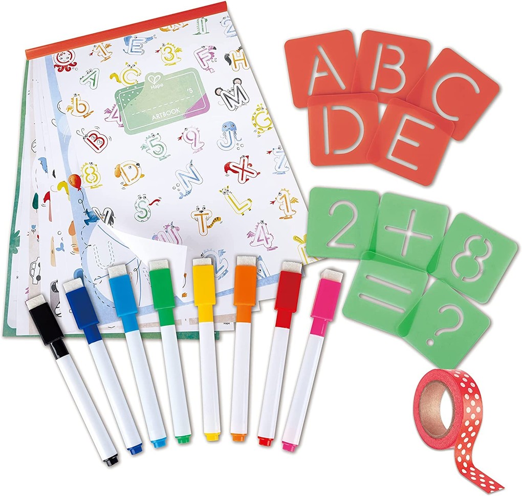 Weitere Ansicht: Hape - ABC und Zahlen Schablonen
