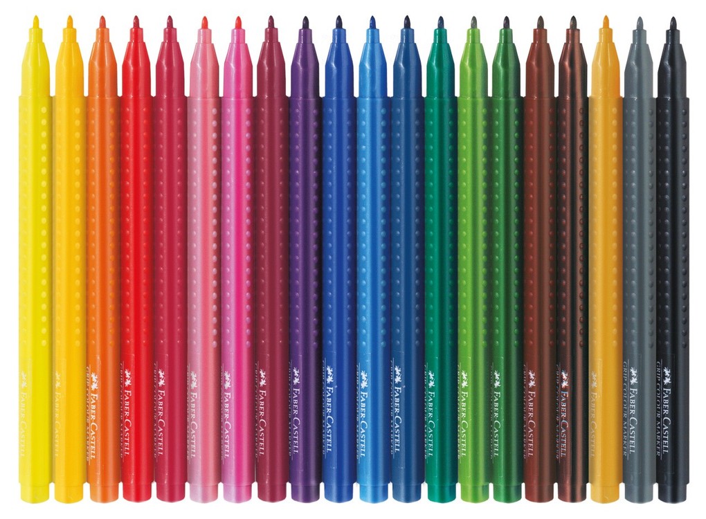 Weitere Ansicht: Faber-Castell Filzstift Grip Colour Marker 20er Set