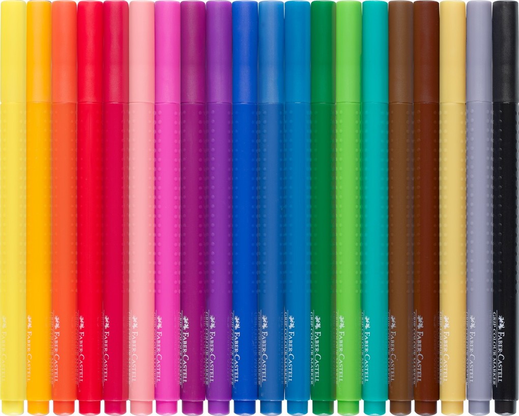 Weitere Ansicht: Faber-Castell Filzstift Grip Colour Marker 20er Set