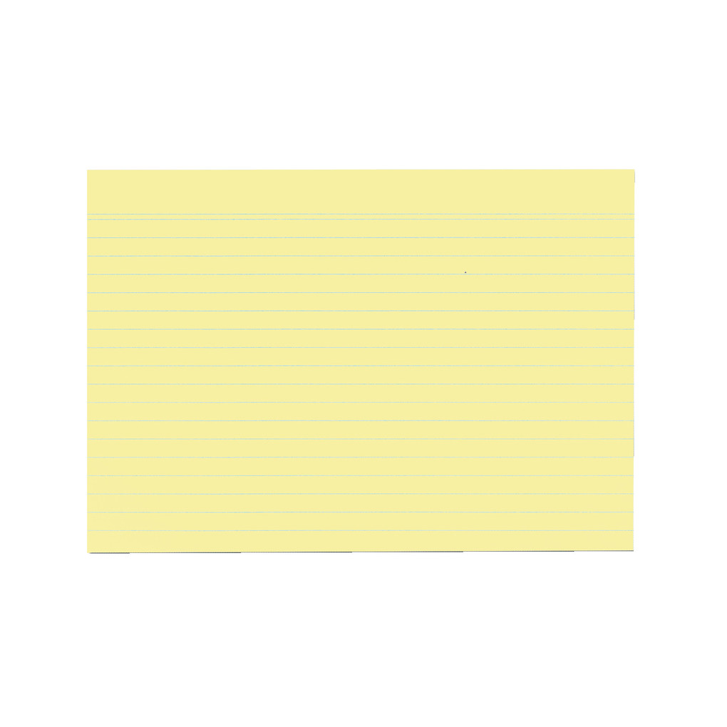 Weitere Ansicht: Herlitz Karteikarte A5 liniert gelb 100er Set