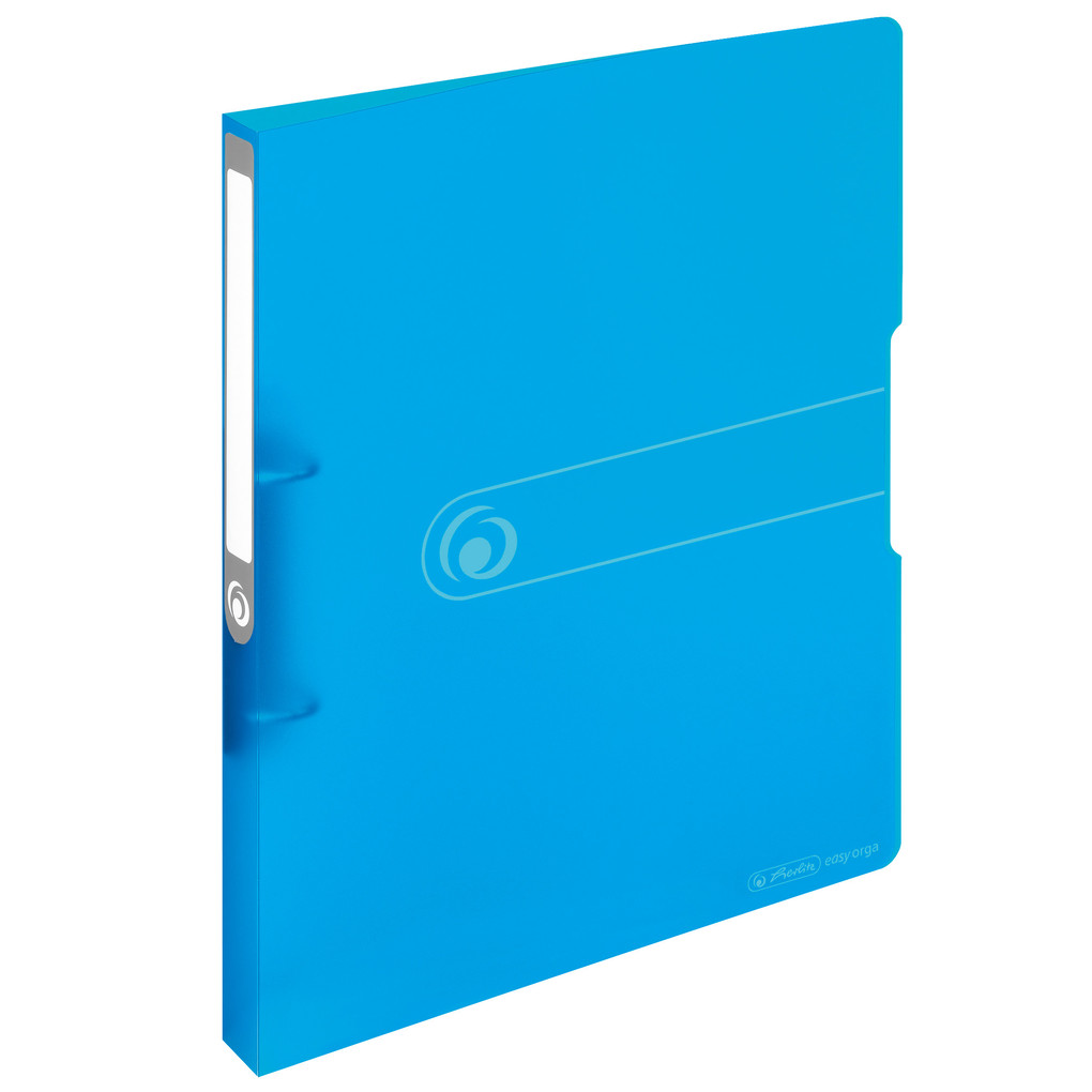 Weitere Ansicht: Herlitz Ringbuch PP A4 2 Ringe 16mm, Transparent Blau