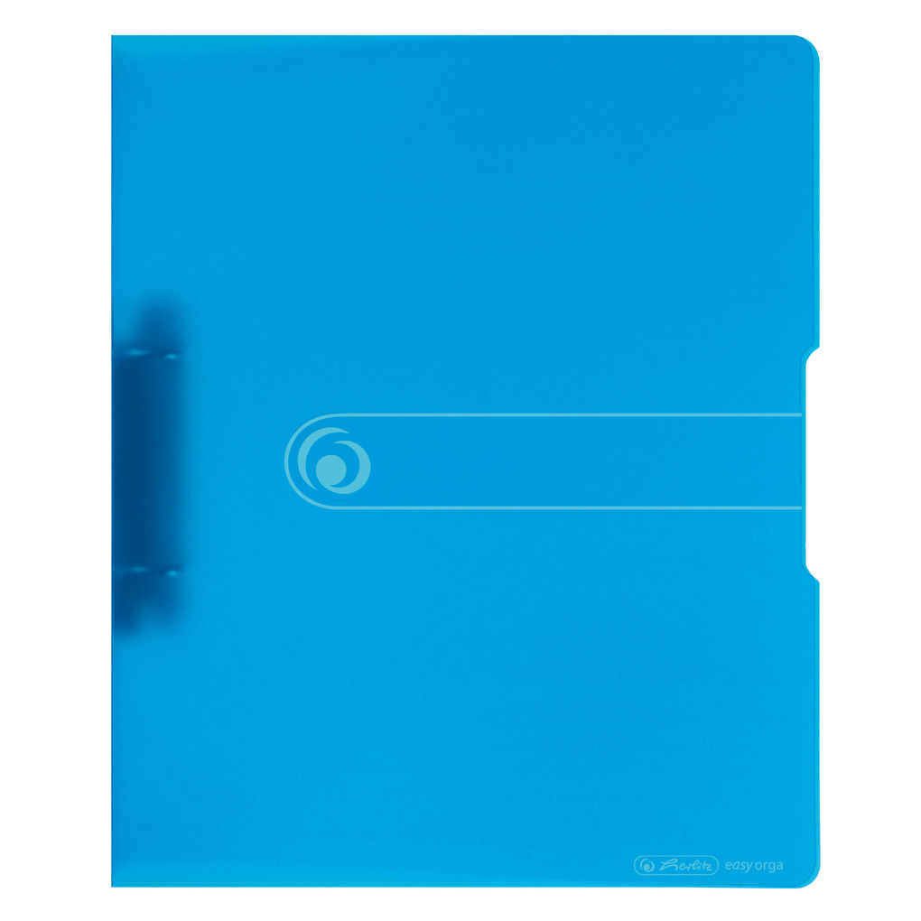Weitere Ansicht: Herlitz Ringbuch PP A4 2 Ringe 16mm, Transparent Blau