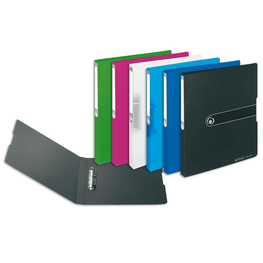 Weitere Ansicht: Herlitz Ringbuch PP A4 2 Ringe 16mm, Transparent Blau
