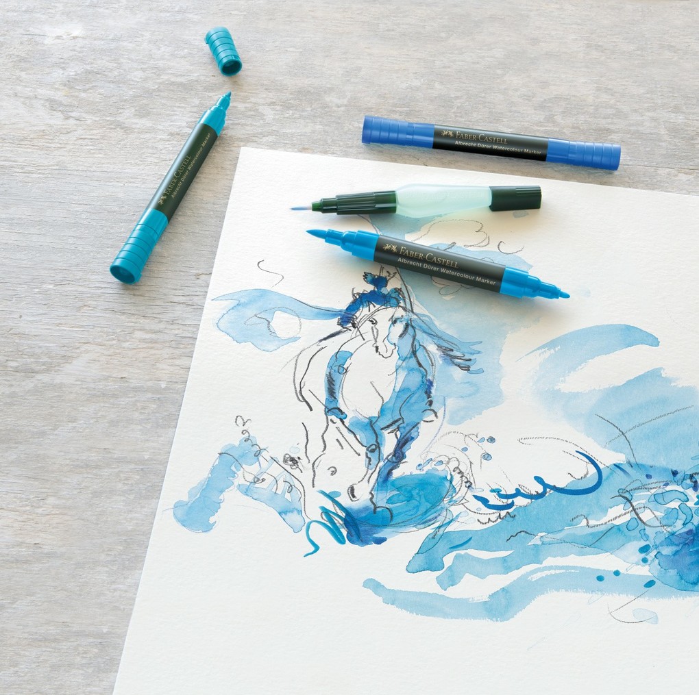 Weitere Ansicht: Faber-Castell Aquarellmarker Albrecht Dürer, 10er Set