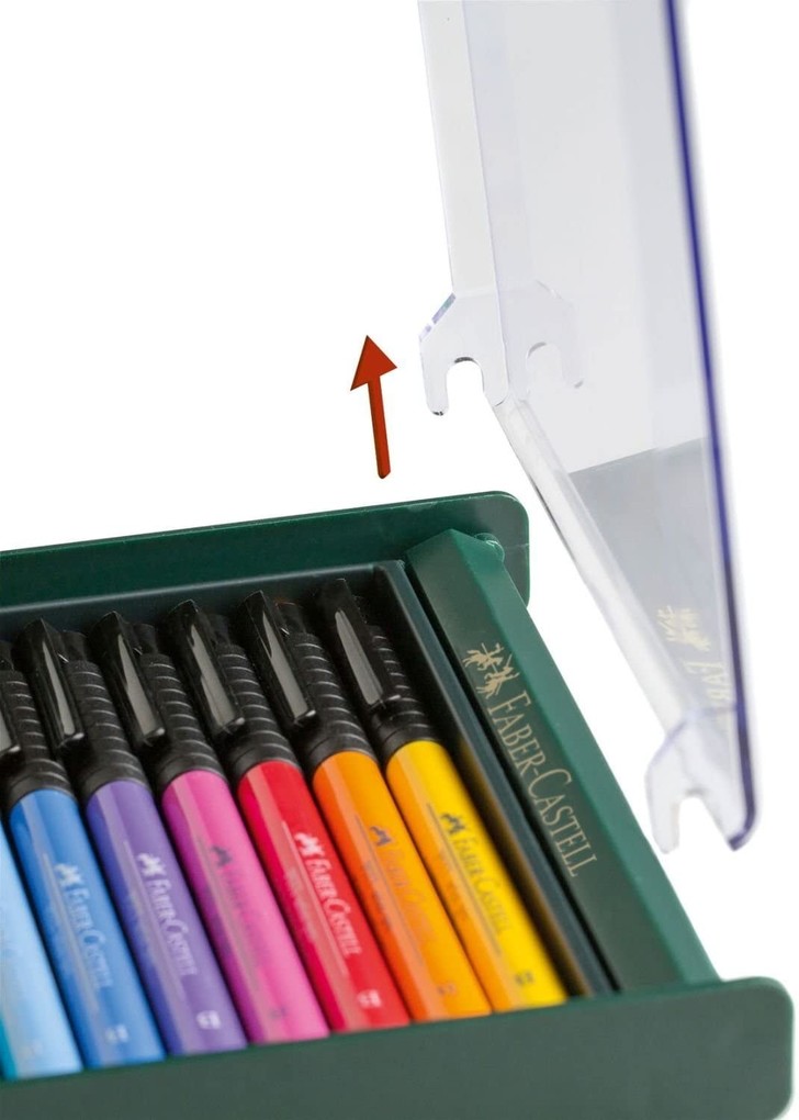 Weitere Ansicht: Faber-Castell Tuschestift PITT Artist Pen Brush 12er Set Pastell