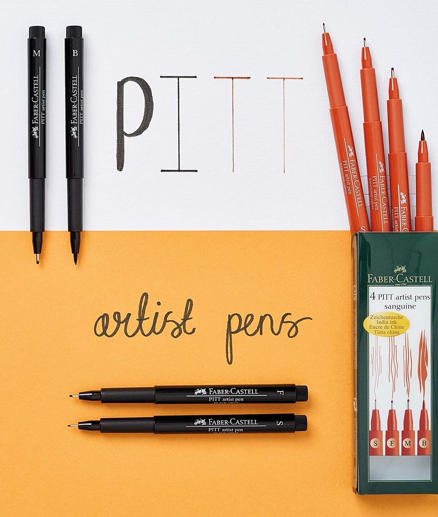 Weitere Ansicht: Faber-Castell Tuschestift PITT Artist Pen Brush 12er Set Pastell
