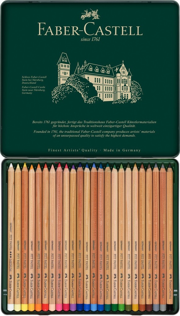 Weitere Ansicht: Faber-Castell Farbstifte Pitt Pastel, 24er Metalletui