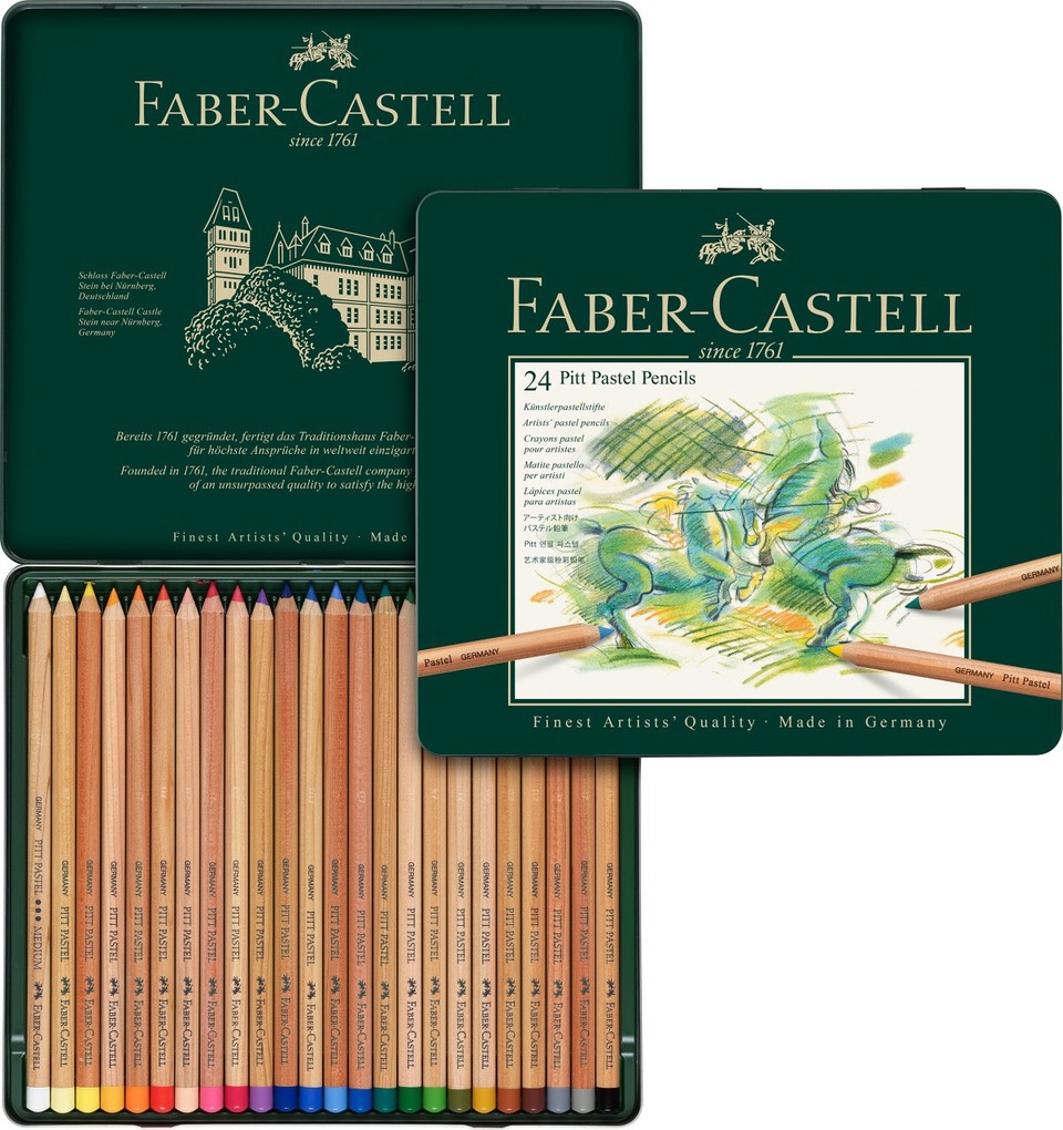 Weitere Ansicht: Faber-Castell Farbstifte Pitt Pastel, 24er Metalletui