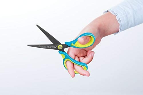 Weitere Ansicht: Pelikan Schere griffix Schule, Neon Fresh Blue, Rechtshänder, Spitz 15cm