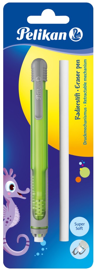 Weitere Ansicht: Pelikan Radierstift inkl. Ersatzradierer, farbig sortiert, 1 Stück