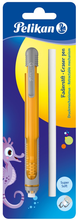 Weitere Ansicht: Pelikan Radierstift inkl. Ersatzradierer, farbig sortiert, 1 Stück