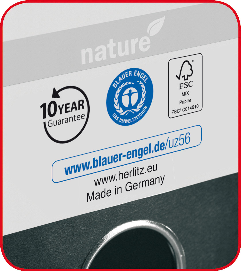 Weitere Ansicht: Herlitz Ordner maX.file nature A4 5cm schwarz