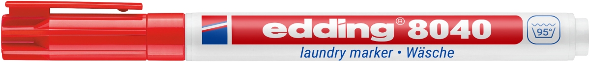 Weitere Ansicht: Edding Wäschemarker 8040 rot