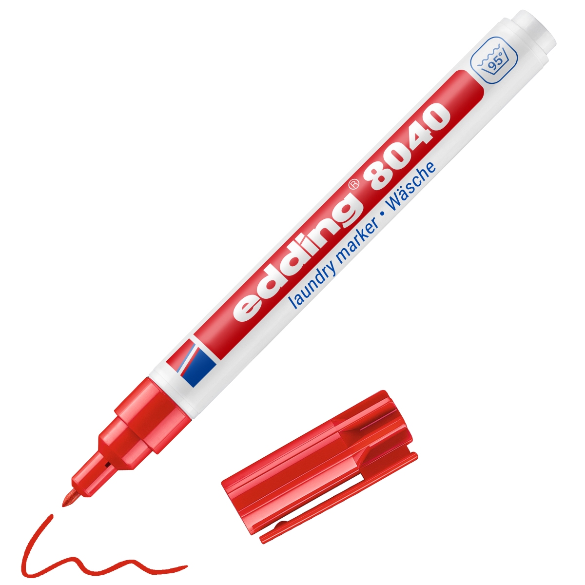 Weitere Ansicht: Edding Wäschemarker 8040 rot