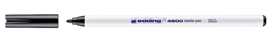 Weitere Ansicht: edding 4600 Textilmarker 1mm 5er Set Standard Farben