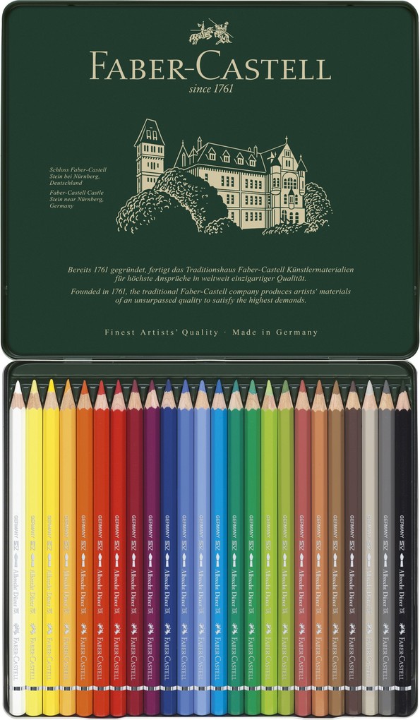 Weitere Ansicht: Faber-Castell Aquarellstifte Albrecht Dürer, 24er Set Metalletui