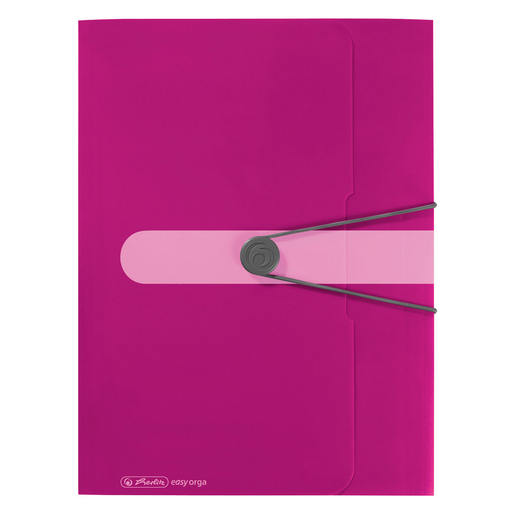 Weitere Ansicht: Herlitz Gummizugmappe PP A4, Opak Beere