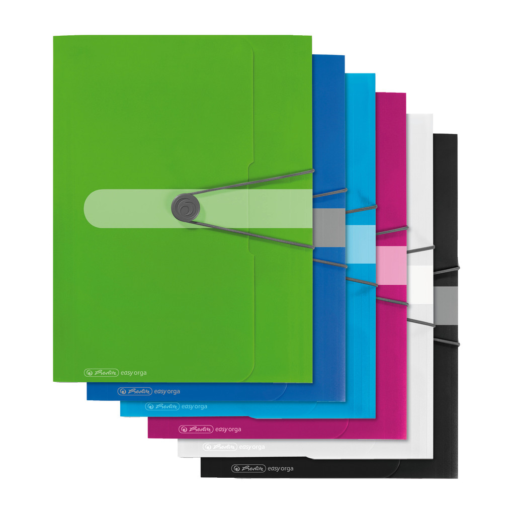 Weitere Ansicht: Herlitz Gummizugmappe PP A4, Opak Beere