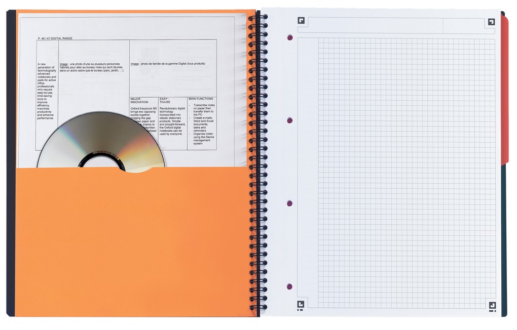 Activebook OXFORD International Activebook A4+, kariert 5 mm, 80 Blatt, 80 g/m² ...