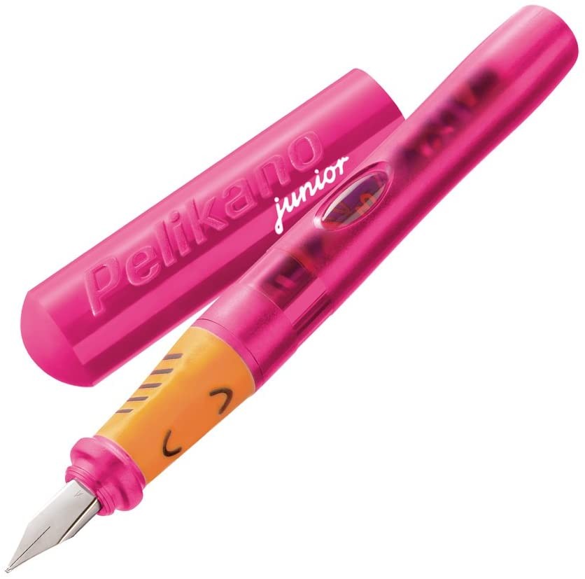 Weitere Ansicht: Pelikan Schreiblernfüllhalter Pelikano Junior, Pink, Feder L, für Linkshänder