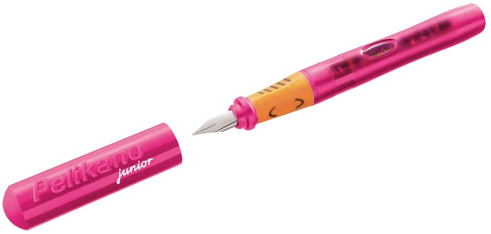 Weitere Ansicht: Pelikan Schreiblernfüllhalter Pelikano Junior, Pink, Feder L, für Linkshänder