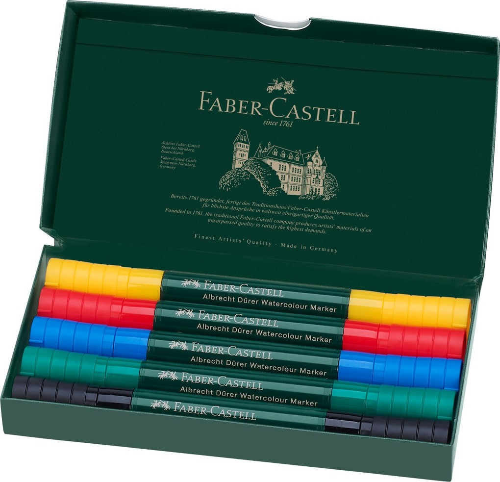 Weitere Ansicht: Faber-Castell Aquarellmarker Albrecht Dürer, 5er Set