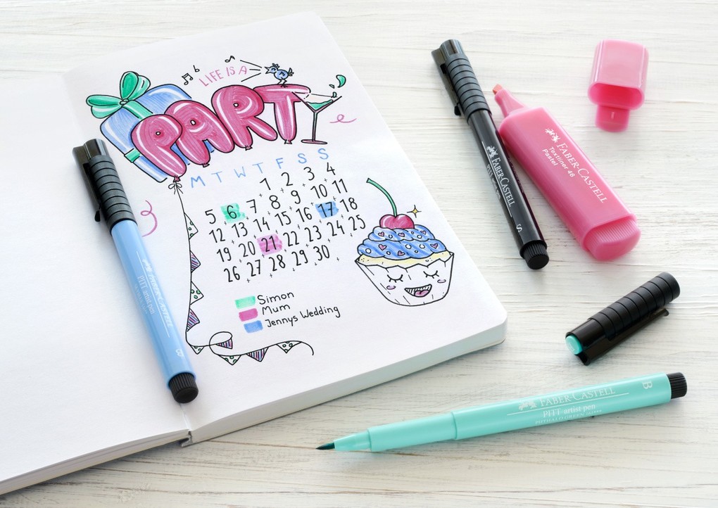 Weitere Ansicht: Faber-Castell Bullet Journaling Starter 9er Set