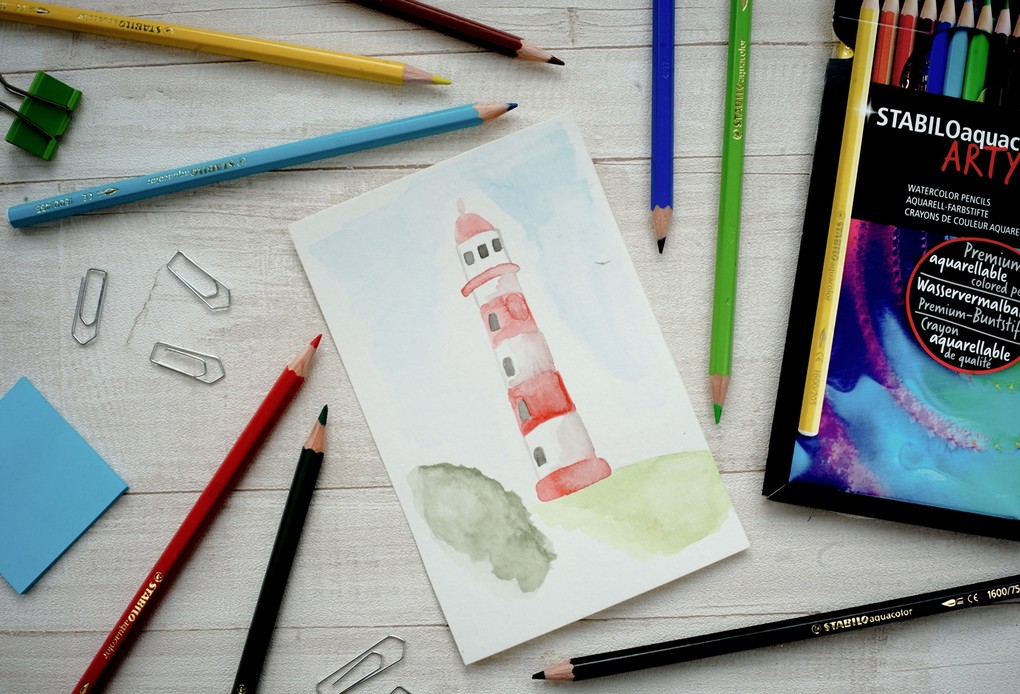 Weitere Ansicht: STABILO Aquarell-Buntstifte aquacolor ARTY 36er Set