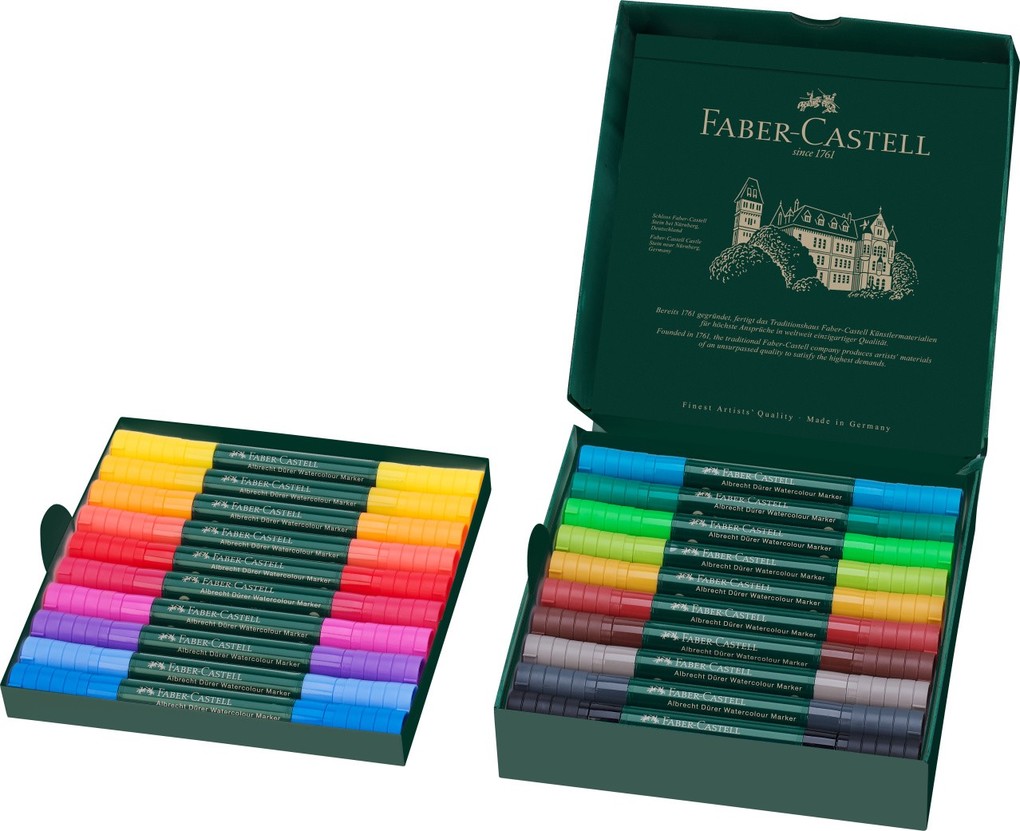 Weitere Ansicht: Faber-Castell Aquarellmarker Albrecht Dürer, 20er Set