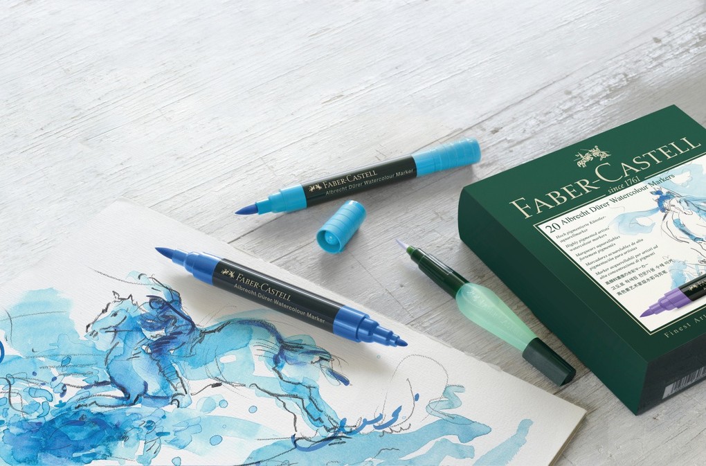 Weitere Ansicht: Faber-Castell Aquarellmarker Albrecht Dürer, 20er Set