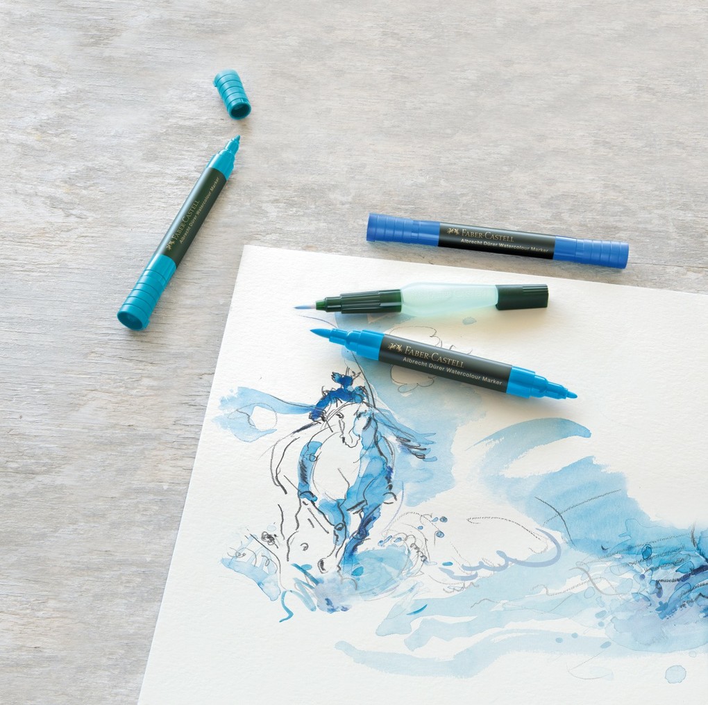 Weitere Ansicht: Faber-Castell Aquarellmarker Albrecht Dürer, 20er Set