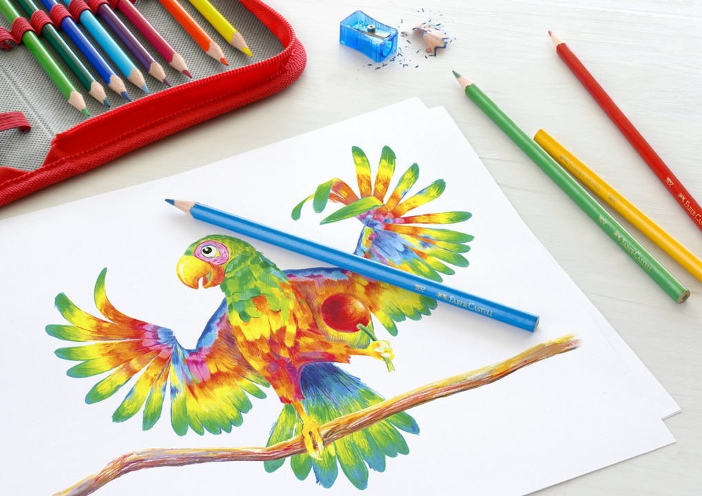 Weitere Ansicht: Faber-Castell Buntstifte dreikant 24er Set