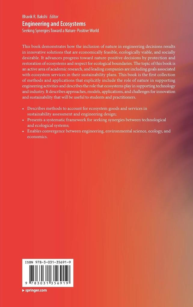 Weitere Ansicht: Engineering and Ecosystems