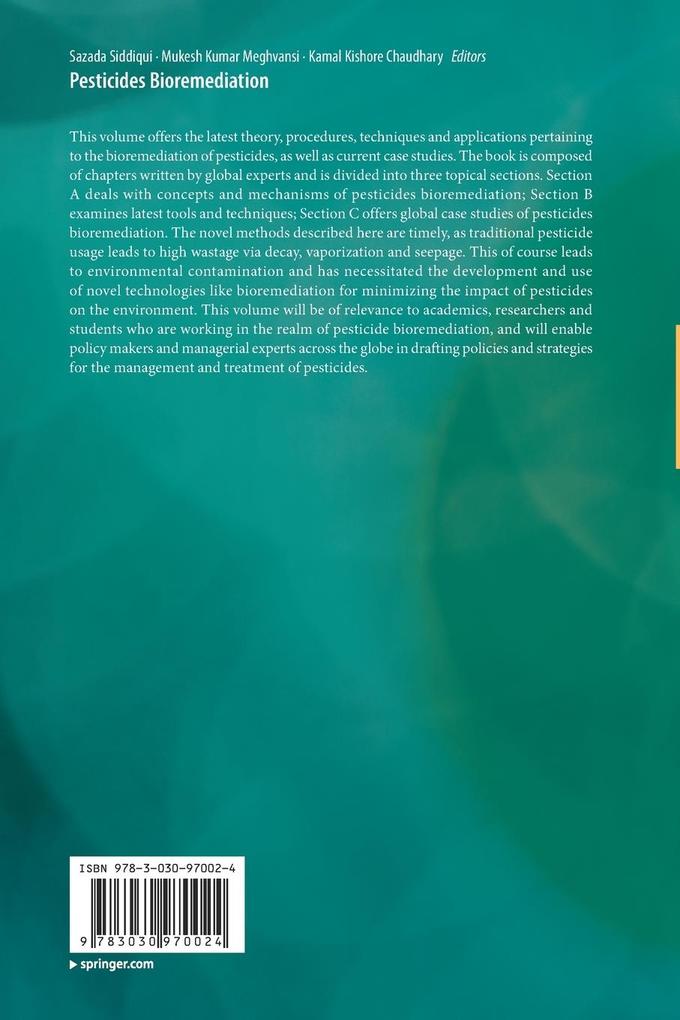 Weitere Ansicht: Pesticides Bioremediation